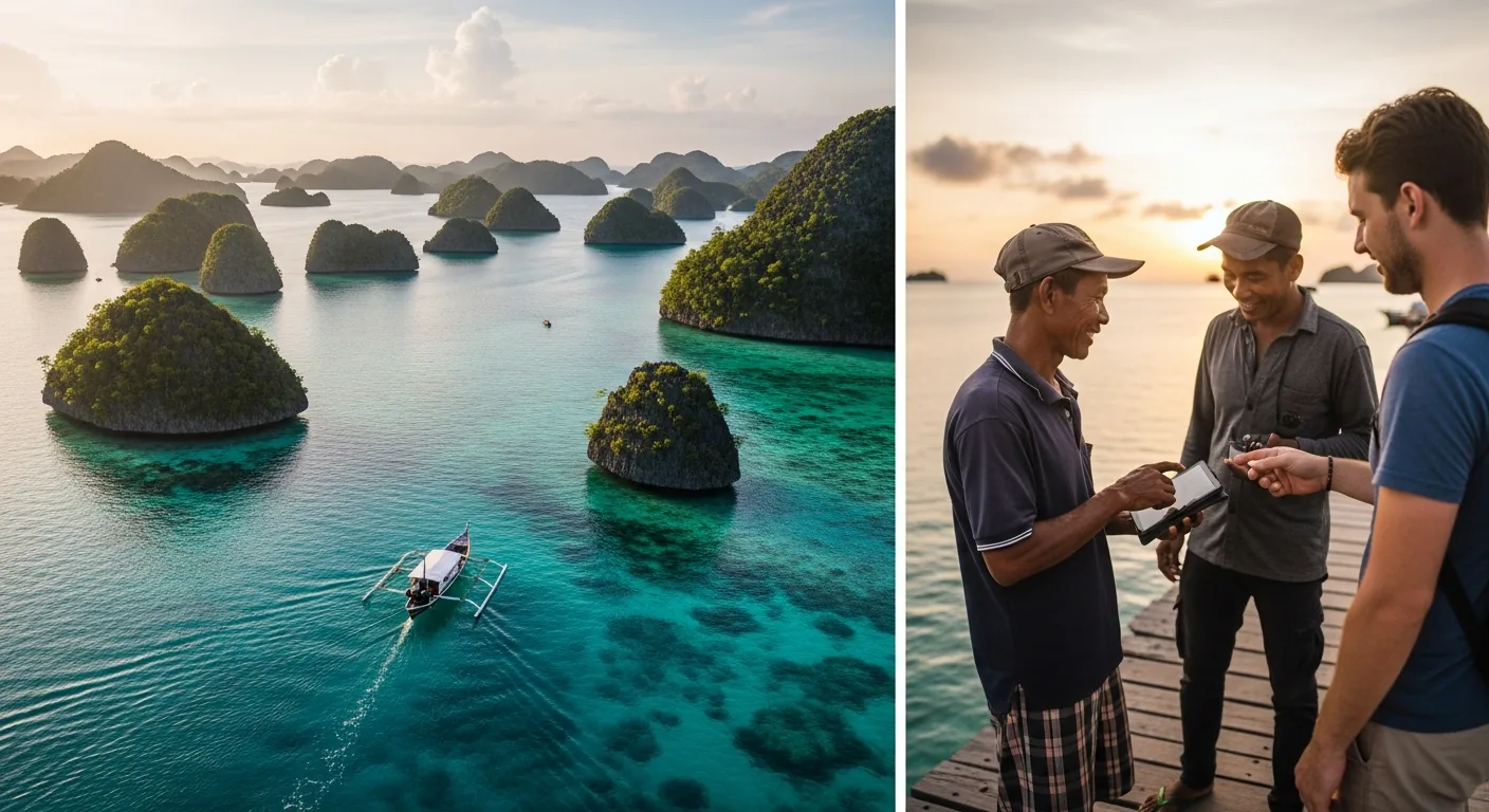 Wayag Boat Trip — Iconic Karst Mushroom Islands Speedboat Day