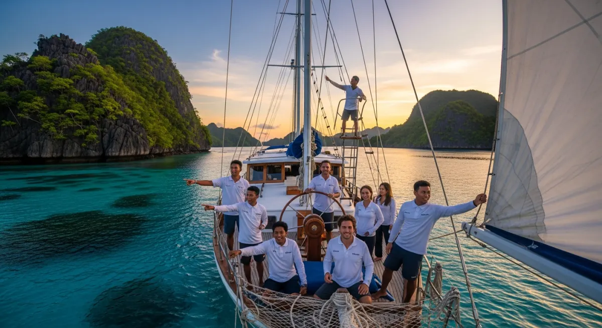 Raja Ampat Boat Trip Crew — Captain, Chef & Dive Guides